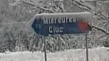 Cea mai scăzută temperatură a sezonului: Minus 22 de grade Celsius, la Joseni