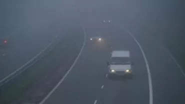 Cod galben de ceață în județele Ialomiţa şi Călăraşi, inclusiv drumurile naționale și A2