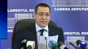 Ponta a prezentat acordul semnat cu Băsescu: L-am făcut ca să avem garanția că nu mai vorbește nimeni de lovituri de stat și de alte chestii cum au fost cele din vară