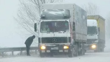 Bulgaria a închis punctele de trecere a frontierei cu România din cauza ninsorilor puternice