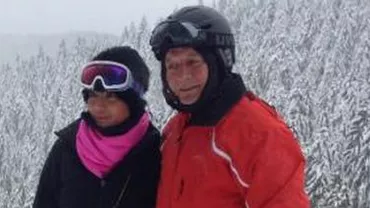 Președintele Traian Băsescu petrece Crăciunul la munte alături de fiica sa Elena și soțul acesteia (FOTO)