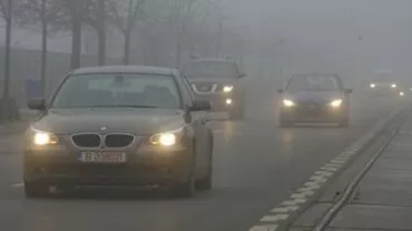ANM: Cod galben de ceață valabil pentru județele Teleorman, Giurgiu, Ialomița, Călărași, Ilfov și pentru București
