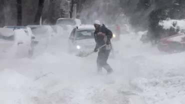 Cod galben de viscol, vânt puternic și ninsori pentru sudul și sud-estul țării