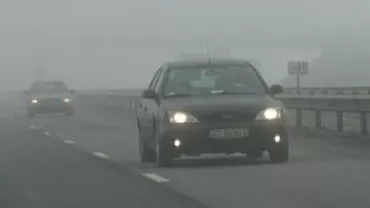 ANM: Două avertizări cod galben de ceață, 11 județe vizate