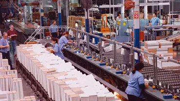 INS: Producţia industrială în serie brută a rămas în 2012 la acelaşi nivel cu cel din 2011