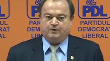 Vasile Blaga: PDL va depune o moţiune simplă pe subiectul Oltchim