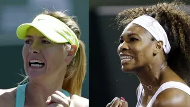 Tenis: Serena Williams - Maria Şarapova, în finala turneului WTA de la Miami