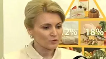 Deputatul PDL Andreea Paul a protestat în Parlament față de creșterea prețurilor la alimente (VIDEO)