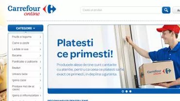 S-a deschis hipermarketul online Carrefour România: Serviciul este disponibil pentru București și zona limitrofă