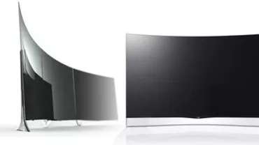LG lansează primul televizor cu ecran curbat și diagonala de 55 inch: Are 4,3 milimetri grosime și cântărește 17 kilograme