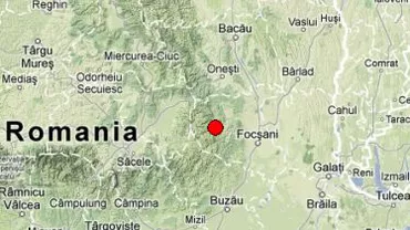 Cutremur de 3,4 magnitudine în zona Vrancea, produs luni seară