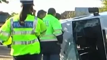 Accident în lanț în Iași: Cinci răniți după ce un tir a lovit un microbuz și un autoturism