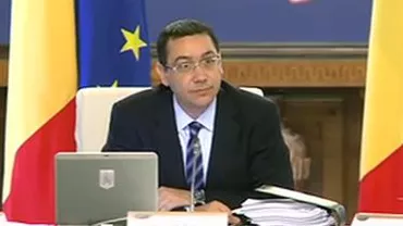 Victor Ponta la ședința de Guvern: La Consiliul European voi prezenta poziția României cu privire la strategia energetică