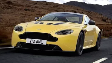 Aston Martin a prezentat noul V12 Vantage S, cel mai rapid model al său