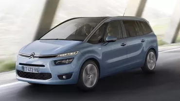 Citroen a prezentat primele imagini cu noul Grand C4 Picasso, monovolumul francez cu 7 locuri (FOTO)
