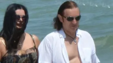 Miron Cozma și Marinela Nițu, apariție „exotică” la mare: Ea în fundul gol, el cu burta la vedere (FOTO)