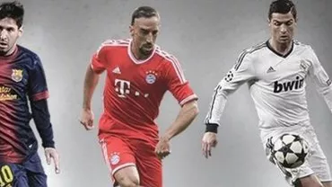 Lionel Messi, Franck Ribery şi Cristiano Ronaldo, în cursa pentru titlul de cel mai bun jucător din Europa