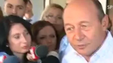 Traian Băsescu: Am primit nobilul titlu de bunic. Nepoata mea a primit nota 9 (VIDEO)