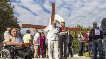 Protest al pensionarilor, la Galați: Oamenii au cerut demisia Guvernului