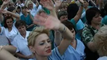 Medicii pichetează pentru a doua zi consecutiv Ministerul Sănătății