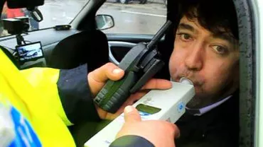 Un șofer a fost prins în trafic cu o alcoolemie record: 2,39 mg/l alcool pur în aerul expirat