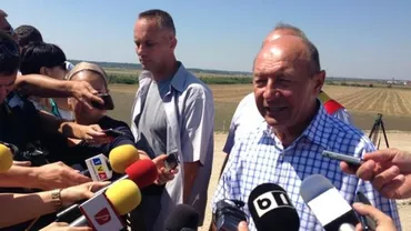Preşedintele Traian Băsescu, în vizită pe şantierul Gazoductului Iaşi - Ungheni