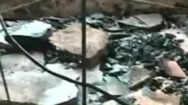 Blocul de la Fieni ar putea fi demolat: Trei dintre răniți, transportați în Capitală (VIDEO)