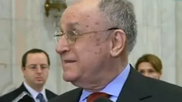 Ion Iliescu: Există o stare de tensiune interinstituţională provocată de năravurile indivizilor (VIDEO)