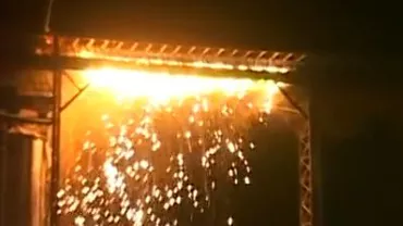 Incendiu puternic în Portul Constanța, la un depozit de cereale (VIDEO)