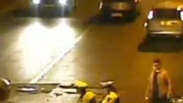 Slatina: Motociclist, lovit în plin de un șofer care nu i-a acordat prioritate (VIDEO)