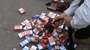 Percheziții în șase județe și București: Sunt vizați cei care fac contrabandă cu țigări