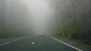 ANM: Cod galben de ceaţă în Teleorman, Giurgiu, Ialomiţa, Călăraşi, Ilfov şi Bucureşti
