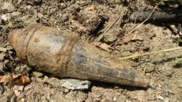 Dâmbovița: Proiectil din Al Doilea Război Mondial, descoperit într-un parc industrial