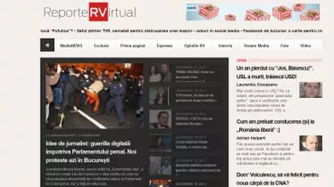 Site-ul Reporter Virtual și-a lansat un nou format, adaptat noilor tendinţe în online