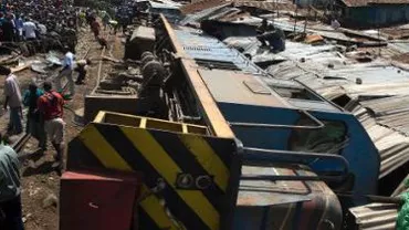 Nairobi: Cel puțin 10 persoane au fost rănite, după ce un tren de marfă a deraiat