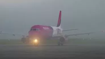 Cinci curse aeriene operate pe Aeroportul "Avram Iancu" din Cluj, afectate de ceaţă
