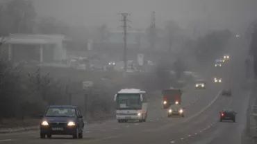 Cod galben de ceață în Capitală și 32 de județe