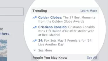 Facebook introduce secțiunea ”Trending”, unde vor apărea cele mai fierbinți subiecte ale momentului