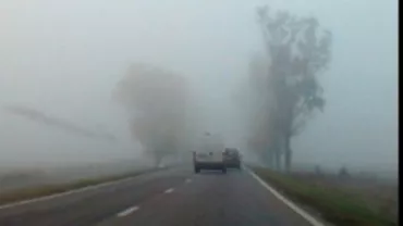 Avertizare cod galben de ceață pentru județul Satu Mare