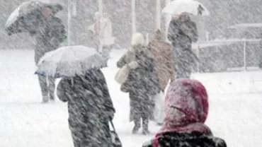 Cod portocaliu de ninsori în 10 județe și Capitală (VIDEO)