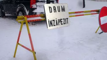 Galați: Trei localități sunt izolate, iar 11 drumuri județene sunt blocate