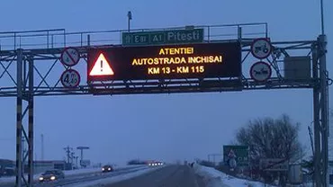 InfoTrafic: Autostrăzile și 23 de drumuri naționale, închise circulației rutiere