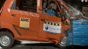 Cea mai ieftină maşină din lume, Tata Nano, a primit zero stele la testele de siguranţă Ncap (VIDEO)