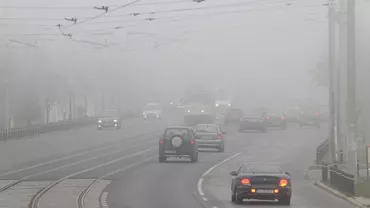Cod galben de ceaţă în 15 judeţe din sudul şi estul ţării