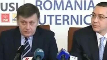 USL s-ar putea rupe săptămâna viitoare. Ponta: ”Cred în continuare în USL. Antonescu vrea să candideze fără responsabilitatea guvernării”
