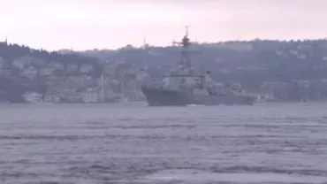 Un avion militar rus a urmărit nava USS Truxtun, în Marea Neagră: Turcia a trimis avioane pentru interceptarea aeronavei ruse