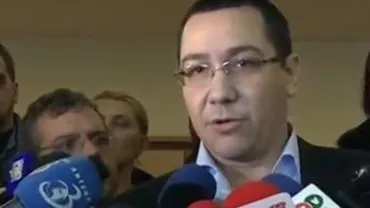 Ponta, despre decizia Curții Constituționale: PDL și PMP s-au făcut de râs (VIDEO)