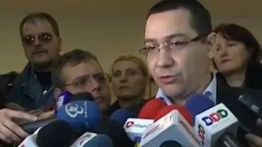 Victor Ponta afirmă că ar vrea tot un liberal la conducerea Senatului