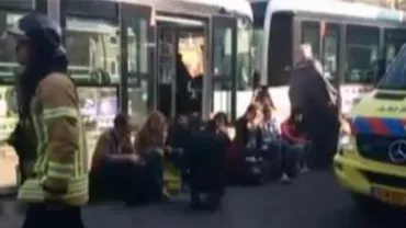 Rotterdam: Cel puțin 25 de răniți în urma coliziunii a trei tramvaie