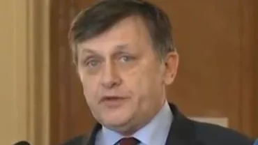 Crin Antonescu: După simulacrul, gluma de azi din Parlament aproape că mi se pare neserios să vorbim de moțiune de cenzură